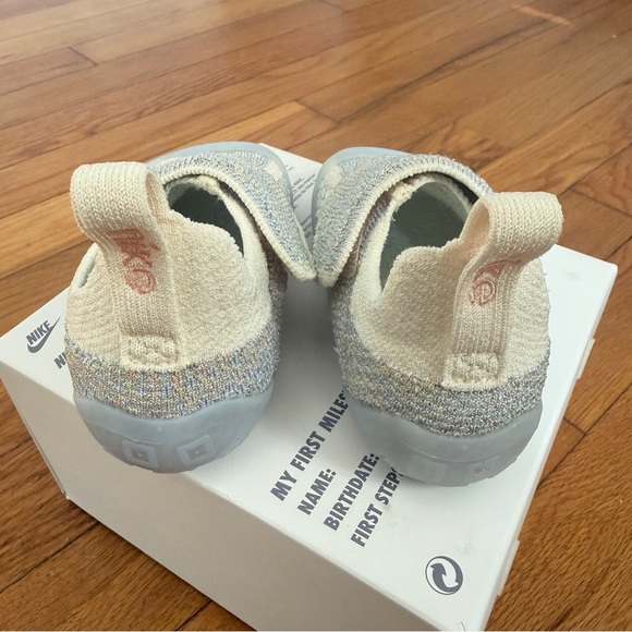 Nike Swoosh 1 TD Mint Foam Toddler Infant Size 6C Shoes FB3244 301 Flynit - Picture 3 of 6